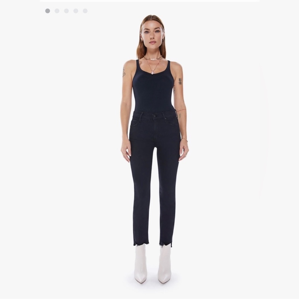 MOTHER Jeans - The Insider Crop Two Step Fray